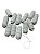 12 Rolos Fio Lastex Elástico 10m Branco P/ Mega Hair Costura - Imagem 5