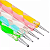 Caneta Boleador Pincel Ponta Dupla Manicure P/ Unhas Colors - Imagem 5