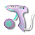 Pistola Cola Quente Princess Bico Fino 30W Bivolt Premium - Imagem 4