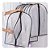 Kit 7 Capas Protetora Roupa Transparente Terno Vestido Zíper - Imagem 3