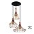 Trio de Lustre Pendente  Aramado - Imagem 2