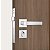 Fechadura Para Porta Externa Roseta Quadrada 1 Gorje Inox  803/17 – Stam - Imagem 2