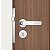 Fechadura Para Porta de Banheiro Roseta Redonda de Aço Inox 823/21 - Stam - Imagem 2