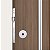 Fechadura Tetra Para Porta Externa Roseta Redonda Inox 800  - Stam - Imagem 2