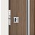 Fechadura Pivotante Para Porta Externa Roseta Quadrada Inox Escovado 1005 - Stam - Imagem 2