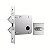 Fechadura Para Porta de Banheiro Roseta Quadrada Classic Inox 1006 - Stam - Imagem 1