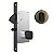 Fechadura Para Porta de Correr Externa Roseta Redonda Antique E-Coat 950 - Stam - Imagem 1