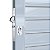 Fechadura Externa Para Porta Perfil Metálico Espelho Inox 901 - Stam - Imagem 2