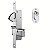 Fechadura Externa Para Porta Perfil Metálico Espelho Inox 901 - Stam - Imagem 1
