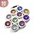 Pó Cromado Metalizado para Decoração de Unhas - Kit com 10 Unidades - Imagem 1