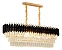 Lustre Empire Rect Black Gold - Imagem 1