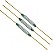 Ampola Reed Switch 2X14MM Dourada - Imagem 1