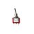 Chave Alavanca ON/ON  3T 250V Metal Vermelha - Imagem 1
