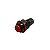 Chave Pushbotton DS211 ON-OFF C/ Trava VM (PBS-211) - Vermelha - 10 Unidades - Imagem 1