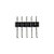 Barra de pinos Simples 1X05X180C 2,54MM - Imagem 2