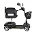 Cadeira Motorizada Scooter Elétrica Compacta, Dobrável até 136kg LB Dellamed - Imagem 1
