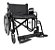 Cadeira de Rodas Dobrável Para Obeso 180 Kg assento 62 cm D500 Dellamed - Imagem 1