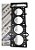 Junta cabeçote mt e-torq 1.6 16v original  Idea Palio Siena 55226527 - Imagem 2