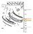 Alma reforco parachoque dianteiro original Peugeot 206 2007  7414n9 - Imagem 4