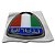 Emblema sigla lateral série Italia Fiat Uno Toro 100198565 - Imagem 4