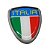 Emblema sigla lateral série Italia Fiat Uno Toro 100198565 - Imagem 2