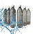 Água bi-desmineralizada para baterias e radiadores Gênio Premium  - 6 litros kit - Imagem 1