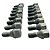 Kit  16 Unidades Parafuso Roda Liga Leve Fiat Strada Uno Original 60658212 - Imagem 1