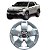 Calota Aro 16 Cinza Metalizado Fiat Toro 2016  2019 Original - Imagem 1