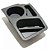 Porta Copos Renault Kwid 2017 a 2021 Original 7711733176 - Imagem 3