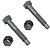 Par Parafuso pivô manga eixo Peugeot 206 207 307 Citroen C3 C4 352243 - Imagem 2