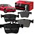 Kit Pastilha Freio Traseiro Brembo Passat Tiguan Allspace Golf GTI Jetta Audi A4 P85124T - Imagem 1