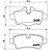 Pastilha Freio Traseiro Brembo Mini R56 Cooper S P06052 - Imagem 3