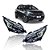 Par Farol Dianteiro Masc Negra Original Peugeot 2008 2016/24 - Imagem 1