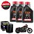 Kit 3 Oleos + Filtro Harley Davidson Faty Boy Sportster 883 HF171B - Imagem 1