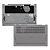 BASE INFERIOR DELL LATITUDE 7410 PRATA DP/N 0KWYWF 003YJ6 - Imagem 1
