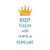Stencil OPA 17x42 1396 Keep Calm And Have a Cupcake - Imagem 1