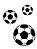 Stencil OPA 15x20 0161 Bolas de Futebol - Imagem 1