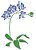 Stencil OPA 20x25 1454 Phalaenopsis - Imagem 1