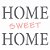 Stencil OPA 14x14 2337 Frase Home Sweet Home - Imagem 1