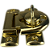 Fecho Cadeado G em Metal Dourado 4,1x3,4cm - Imagem 3