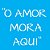 Stencil OPA 14x14 2688 Frase O Amor Mora Aqui - Imagem 2