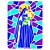 Stencil OPA Natal 20x25 2741 Vitral Nossa Senhora II - Imagem 1