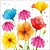 Guardanapo Flores Coloridas de Verão 13317585 Ambiente com 2 peças - Imagem 1