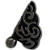Pezinho Cantoneira Romano em Metal Prata Velho P 2,8x2,2cm PM-1618 - Imagem 3