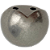 Pezinho Bola em Metal Prata Velho 2x2cm - Imagem 1