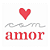 Stencil OPA 3028 Frase Com Amor 10x10cm - Imagem 2