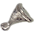 Pezinho Pata de Elefante Egípcio em Metal Níquel 2,2x1,9cm PM-1465 - Imagem 3