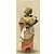Papel Decoupage Arte Francesa Litoarte AFP-049 25x10cm Africana Segurando Vaso - Imagem 1