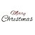 Stencil OPA Natal 7x15 2543 Frase Merry Christmas - Imagem 1