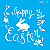 Stencil OPA Páscoa 14x14 2823 Happy Easter I - Imagem 1